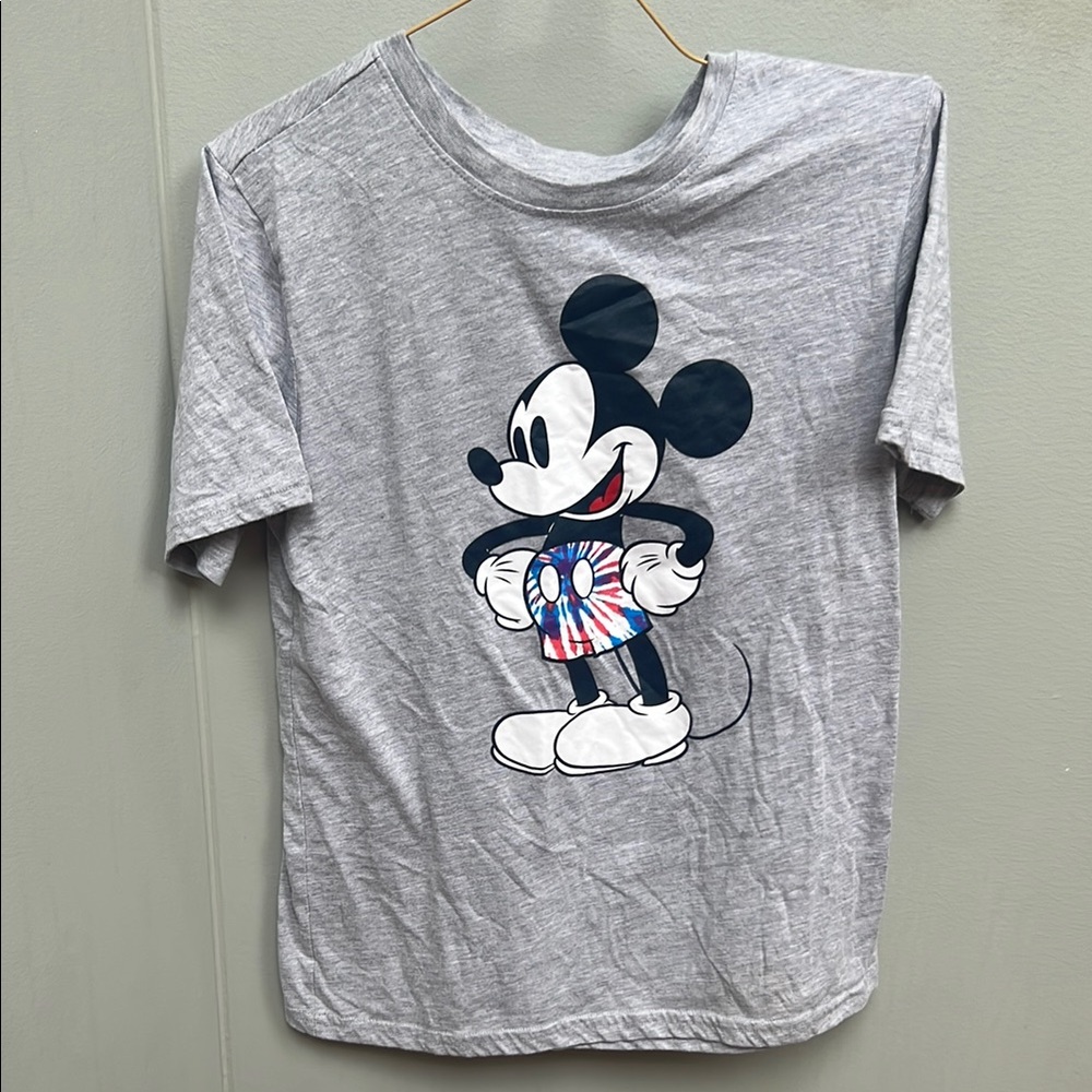 Gray Mickey Mouse Kids T-Shirt